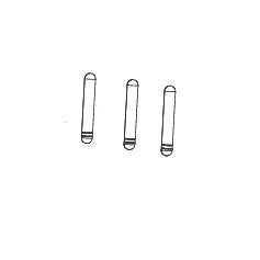Clavettes Laiton pour Tige de Selle ROCKSHOX REVERB XPLR 27.2 mm AXS (2022) Taille 1 (x12)