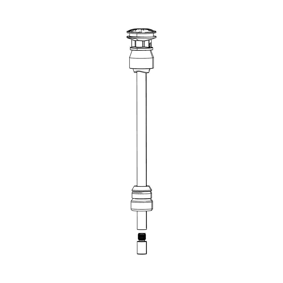 Kit Arbre Ressort Air DEBONAIR ROCKSHOX 100mm-29" (35mm) pour SID C1 (2021) — illustration technique