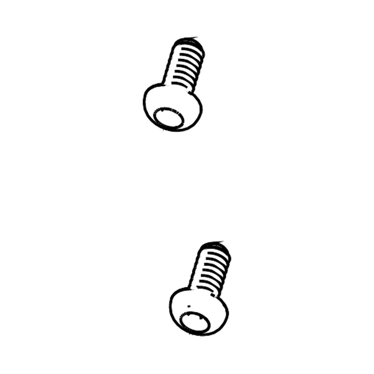 Kit 5 Vis de Garde-Boue pour Fourche ROCKSHOX ZEB A1+/LYRIK D1+/PIKE C1+/DOMAIN B1+/SID C1+/BOXXER D1+ — illustration technique