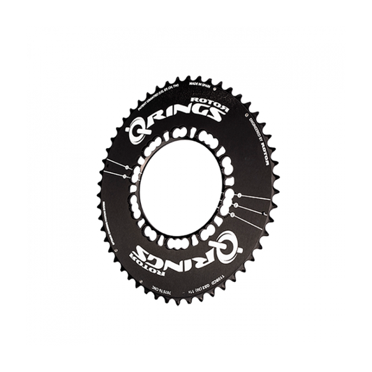 Plateau Extérieur Ovale 10V/11V ROTOR Q-RINGS AERO 110mm 5 Trous