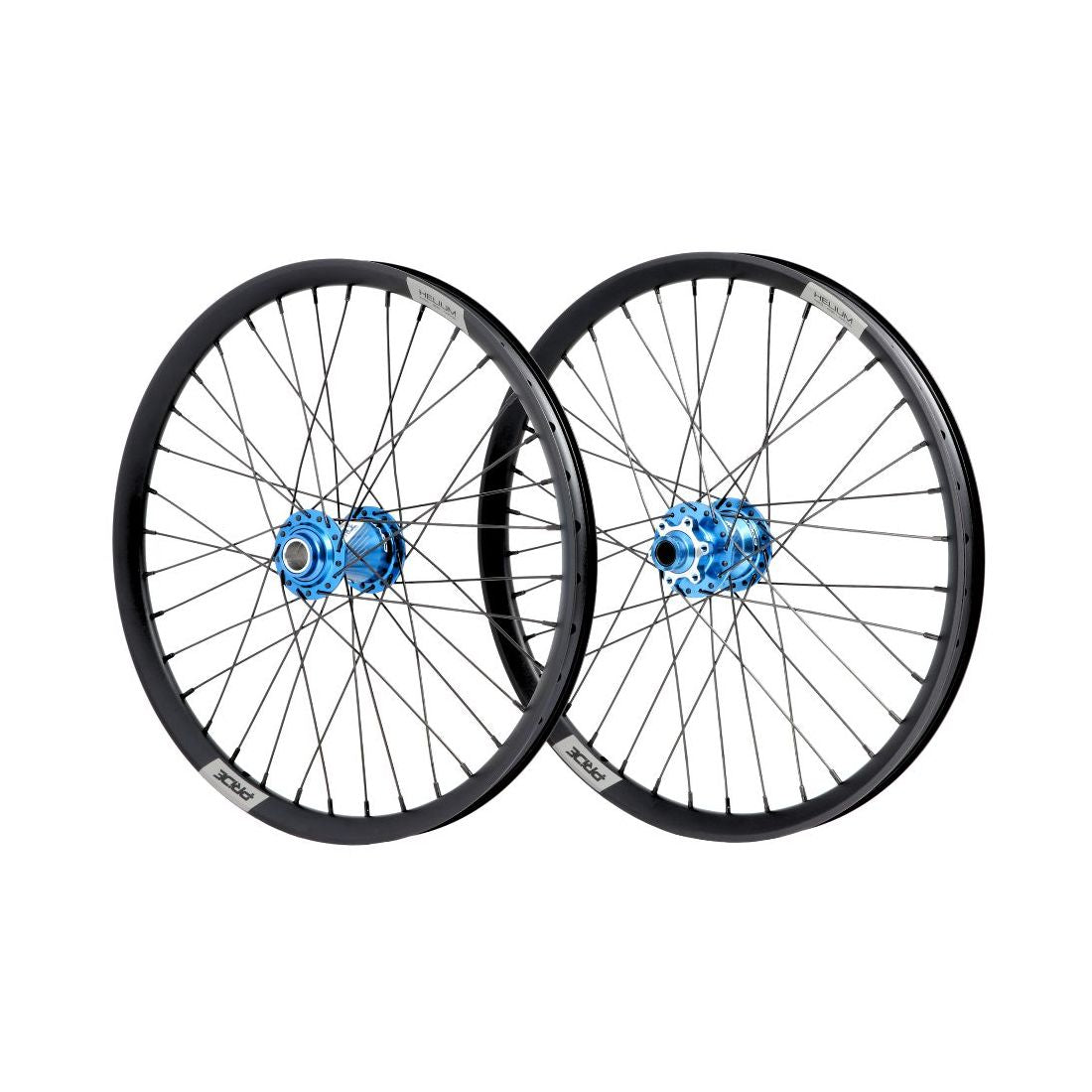 Laufradsatz PRIDE 20" (406mm) Control V2 Disc Helium M24 Achsen 20/15mm Blau