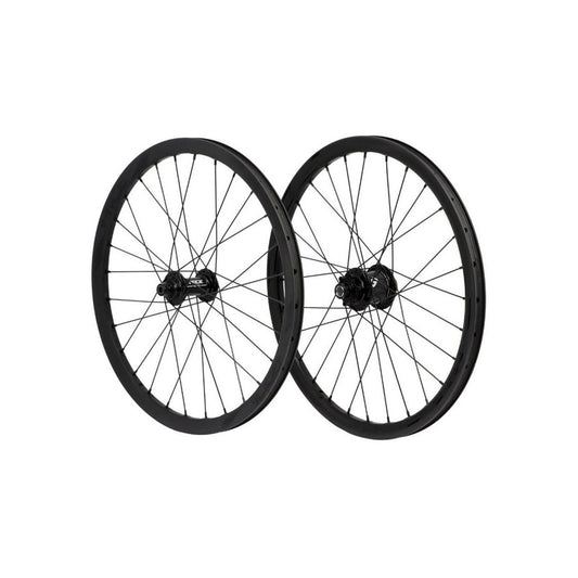 Laufradsatz PRIDE 20" (451mm) Karbon Wave Matt Black Disc Matrix Achsen 10/15mm Schwarz