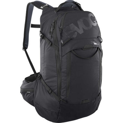 Rucksack mit Rückenprotektor EVOC TRAIL PRO BLACKLINE 26 L Schwarz