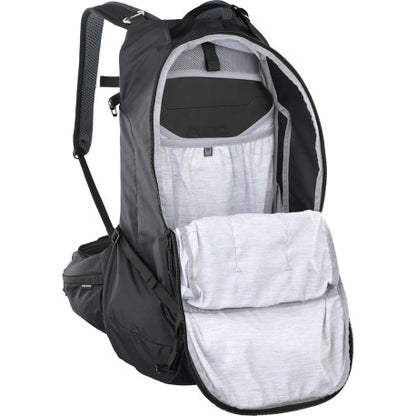 Rucksack mit Rückenprotektor EVOC TRAIL PRO BLACKLINE 26 L Schwarz