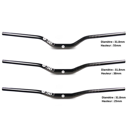 Lenker SB3 KROMA Rise 38mm 780mm Schwarz/Grün