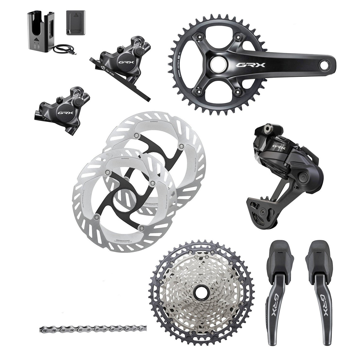 Groupe SHIMANO GRX RX827 Di2 1x12V