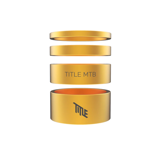 Steuersatz-Spacer TITLE Aluminium 1-1/8" Gold