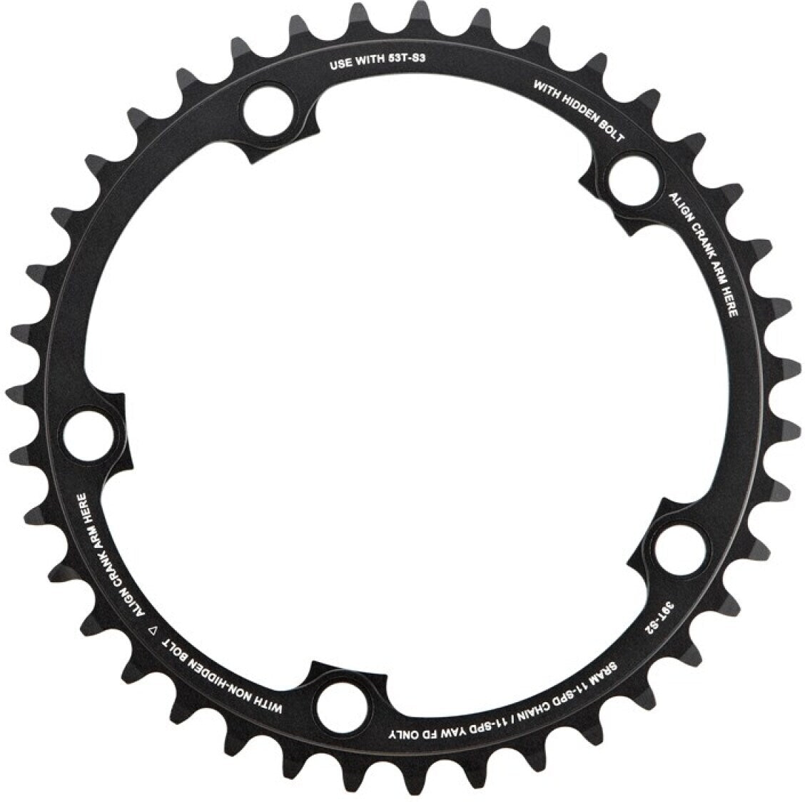 Plateau Intérieur/Extérieur 11V SRAM RIVAL22 X-Glide R 110/130mm