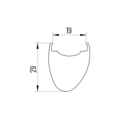 Laufradsatz MICHE SYNTHIUM Tubeless Ready (Center Lock)