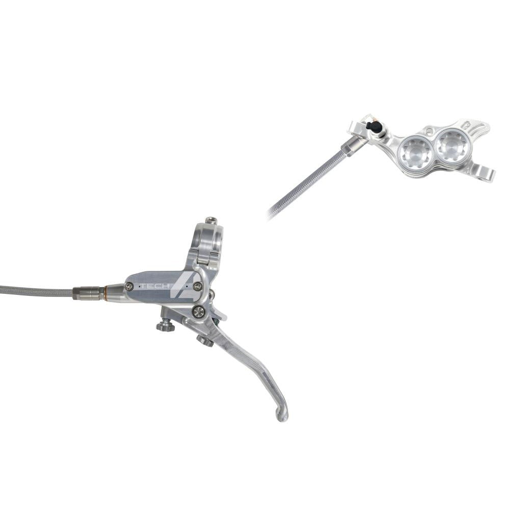 Frein Avant HOPE TECH 4 E4 Durite Aviation Argent