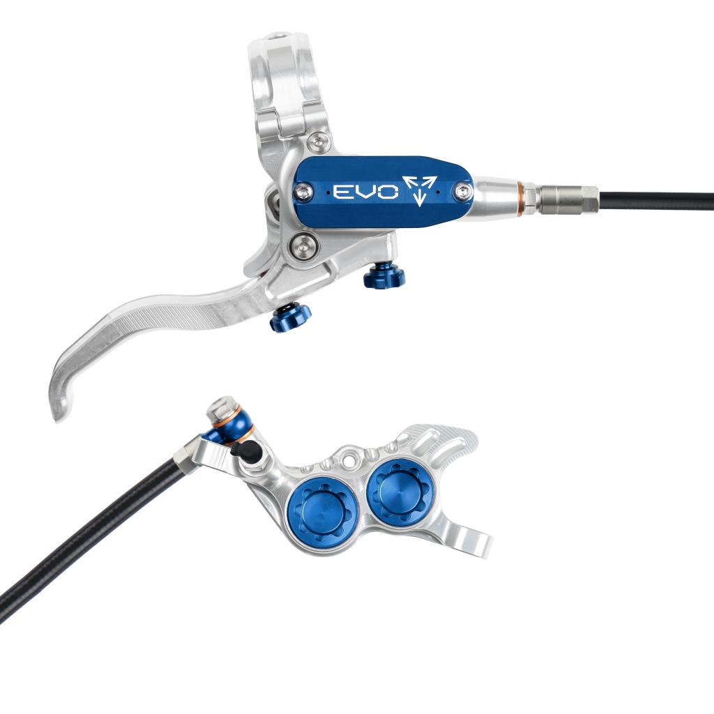 Bremse Hinten HOPE TECH 4 EVO GR4 Silber/Blau