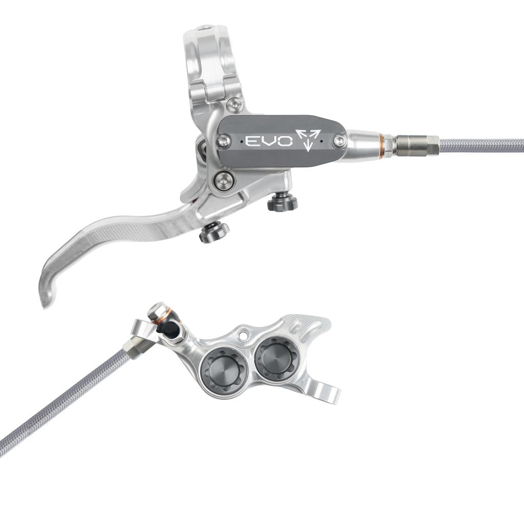 Bremse Hinten HOPE TECH 4 EVO TR4 Aviation Silber/Rauchfarben