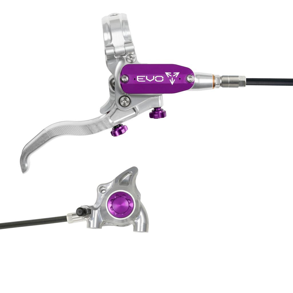 Bremse Hinten HOPE TECH 4 EVO X2 FM Silber/Violett