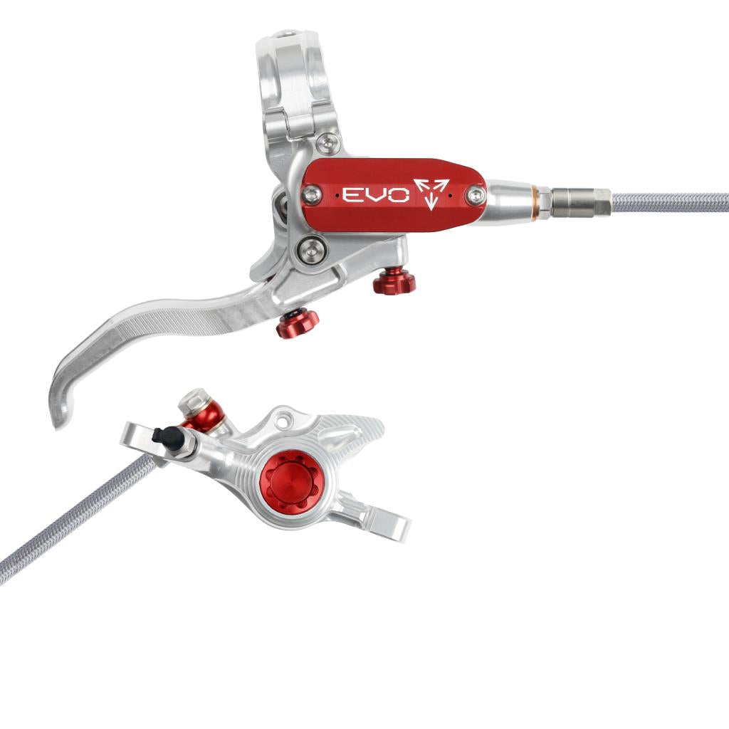 Bremse Hinten HOPE TECH 4 EVO X2 PM Aviation Silber/Rot