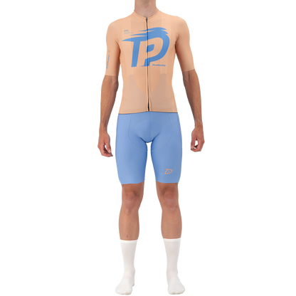 Maillot PROBIKESHOP By CHEF DE FILE Manches Courtes Beige