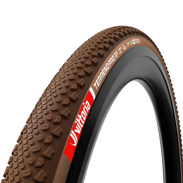 Reifen VITTORIA Terreno Pro T50 Mixed 700x40c Gravel Race Natural Tubeless Ready Weich Beige Q2 2025