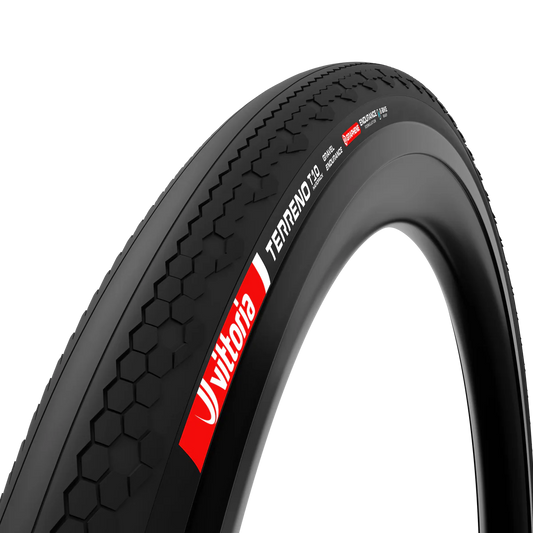 Pneu VITTORIA TERRENO T10 HARDPACK 700x50c Gravel Endurance Tubeless Ready Souple Noir