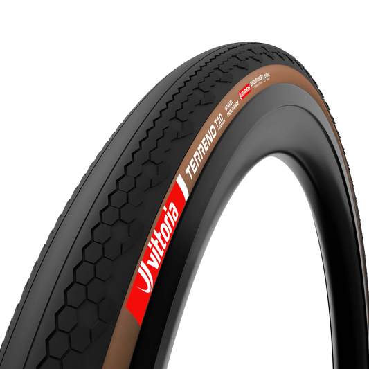 Pneu VITTORIA TERRENO T10 HARDPACK 700x40c Gravel Endurance Tubeless Ready Souple Marron