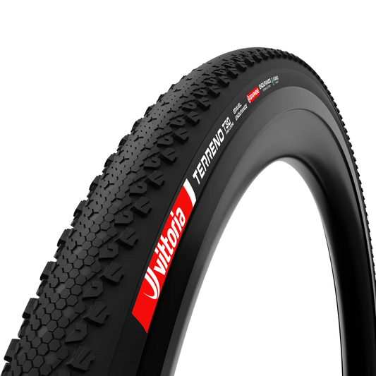 Pneu VITTORIA TERRENO T30 FINE LOOSE 700x50c Gravel Endurance Tubeless Ready Souple Noir