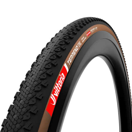 Pneu VITTORIA TERRENO T30 FINE LOOSE 700x45c Gravel Endurance Tubeless Ready Souple Marron