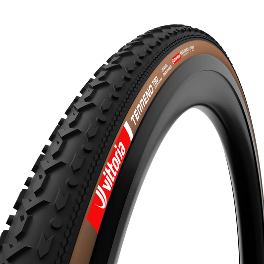 Pneu VITTORIA TERRENO T80 COARSE LOOSE 700x45c Gravel Endurance Tubeless Ready Souple Marron