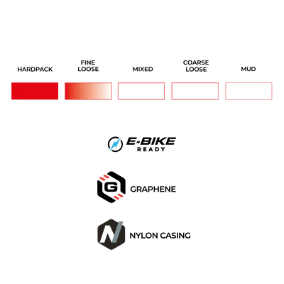 Reifen VITTORIA Terreno XC Trail 29x2.1 Tubeless Ready Weich Schwarz Q2 2025