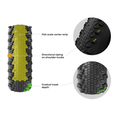 Reifen VITTORIA TERRENO XC TRAIL 29x2.40 4C Graphene 2.0 Tubeless Ready Faltreifen Beige