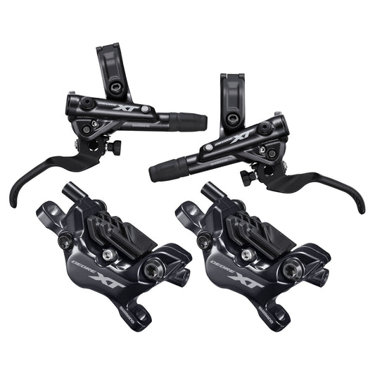 Paire de Freins SHIMANO XT M8120 4 Pistons J-KIT Plaquettes Ventilées