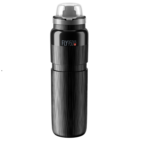 Bidon ELITE FLY VTT TEX Noir/Gris