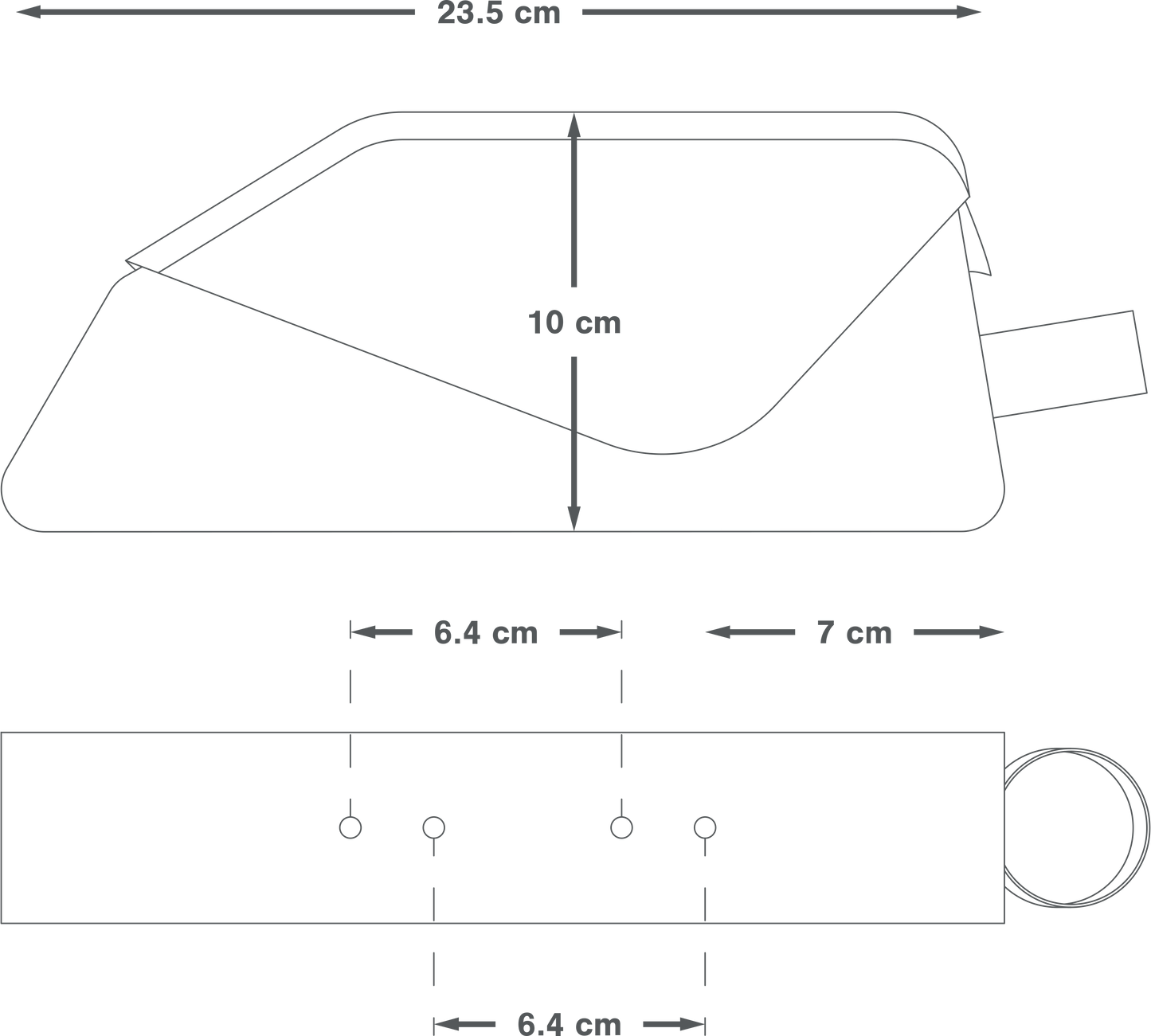 Rahmentasche APIDURA RACING BOLT-ON TOP TUBE PACK 1 L Schwarz