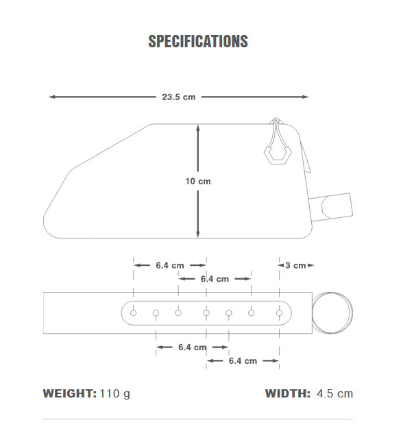 Rahmentasche APIDURA EXPEDITION BOLT ON TOP TUBE PACK 1 L Schwarz