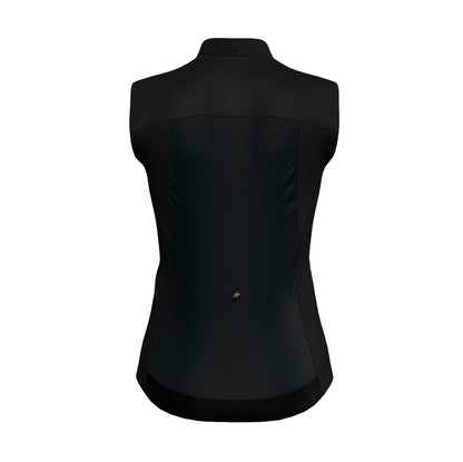 Ärmelloses Gilet ASSOS UMA GTV SPRING FALL S11 Damen Schwarz
