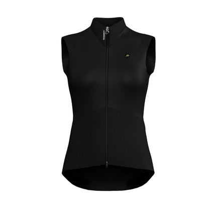 Ärmelloses Gilet ASSOS UMA GTV SPRING FALL S11 Damen Schwarz
