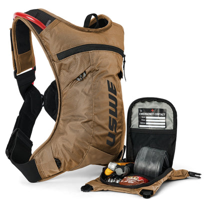 Trinkrucksack USWE MTB HYDRO 3 L Bronze