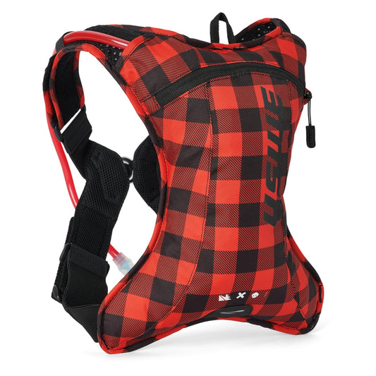 Sac d'Hydratation USWE OUTLANDER XC 2 L Flannel Rouge/Noir