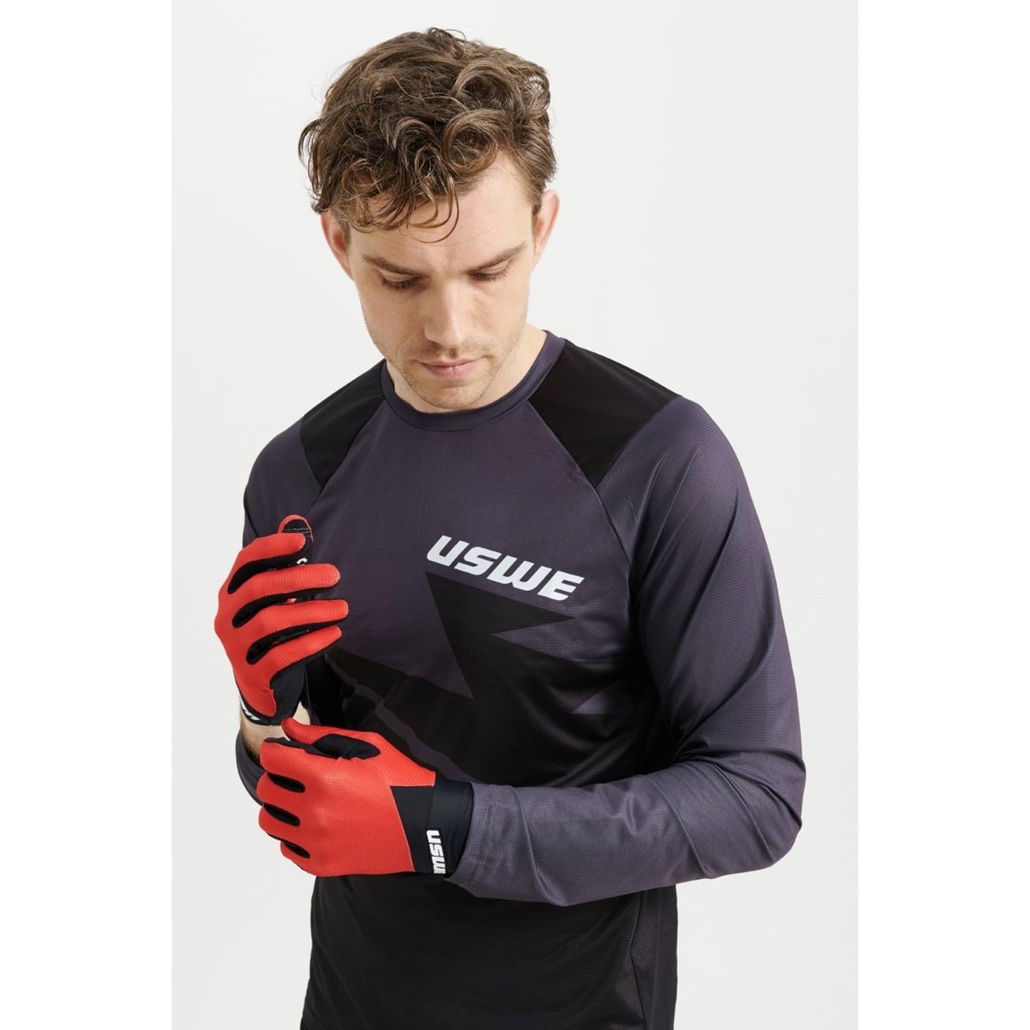 USWE BERG MTB Trikot Langarm Schwarz