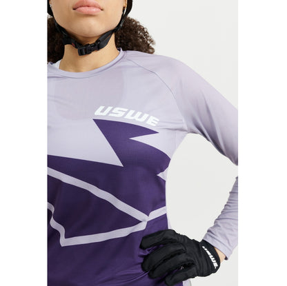 Maillot USWE BERG MTB Manches Longues Femme Lavande