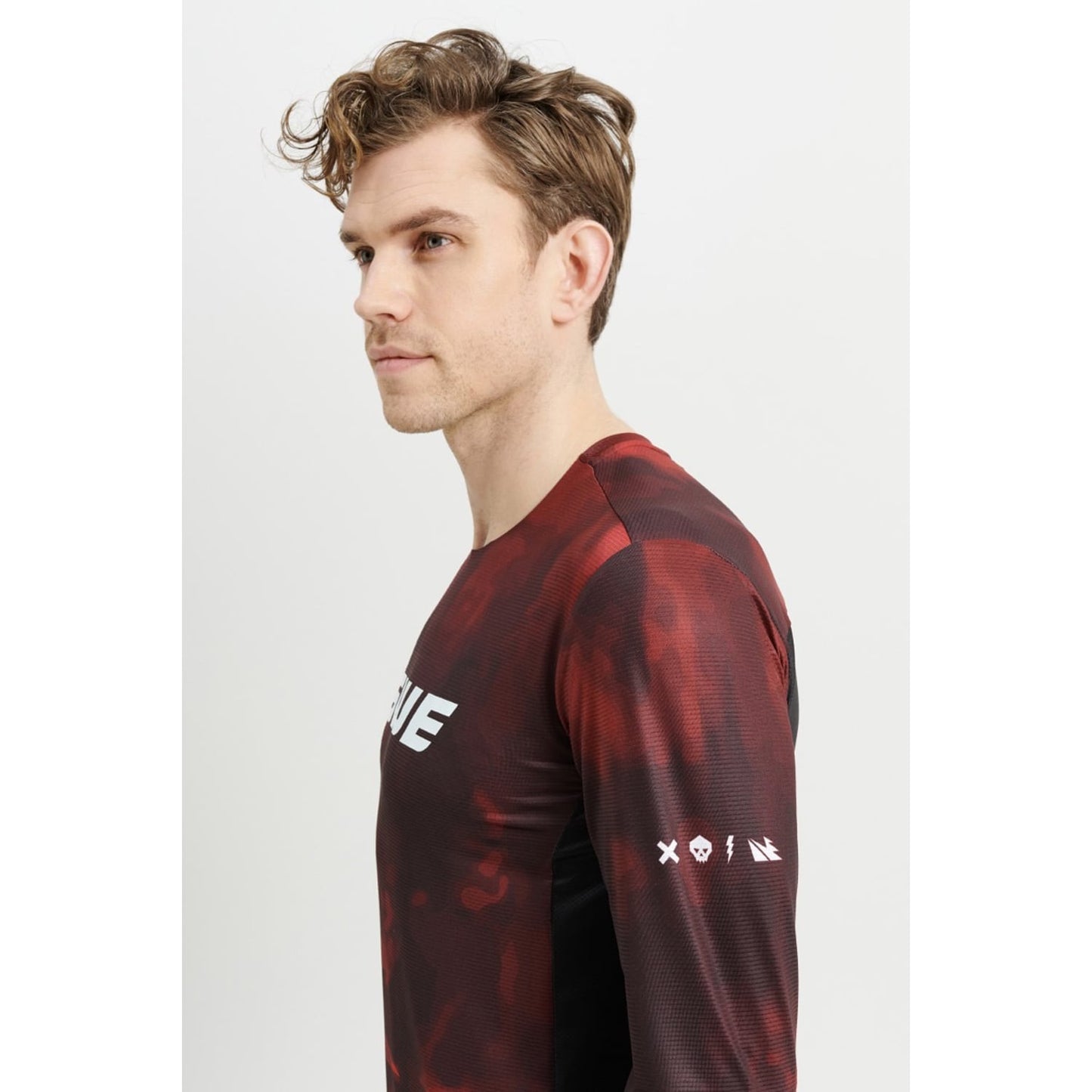 Maillot USWE LUFTIG MTB Manches Longues Rouge